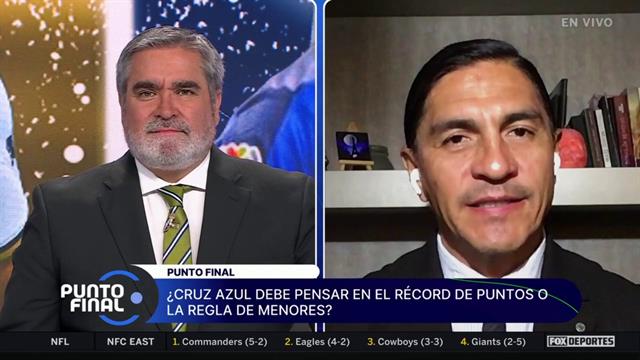 ¿Cruz Azul debe pensar en el récord de puntos o en la regla de menores?: Punto Final