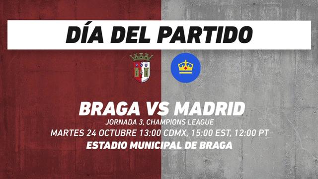 Braga vs Real Madrid, frente a frente: Champions League