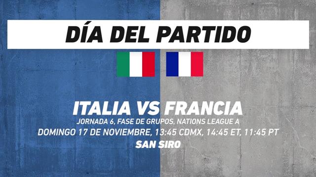 Italia vs Francia, frente a frente: Futbol