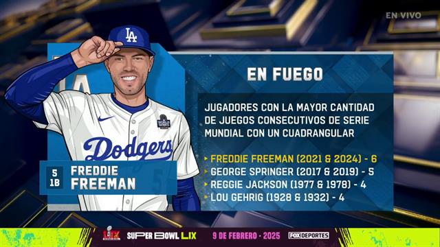 Freddie Freeman está intratable, ¿volverá a conectar Home Run en la Serie Mundial?: MLB