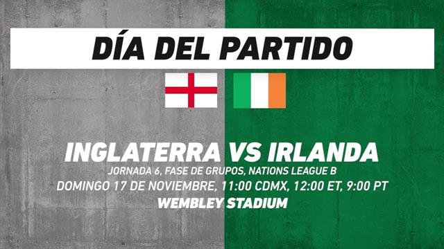 Inglaterra vs Irlanda, frente a frente: Futbol