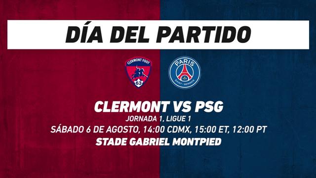 Clermont vs PSG, frente a frente: Ligue 1