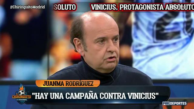 "Hay una campaña contra Vinicius", Juanma Rodríguez: El Chiringuito