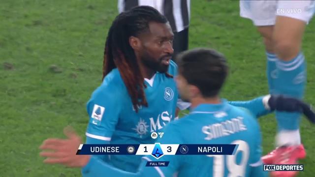 Resumen, Udinese 1-3 Napoli: Serie A