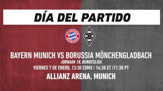 Bayern Munich vs Borussia Monchengladbach: Bundesliga