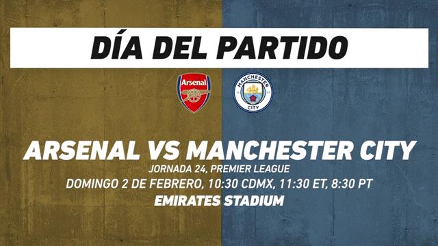Arsenal vs Manchester City, frente a frente: Premier League