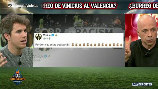 ¿Vinícius se burla de Valencia en redes sociales?: El Chiringuito