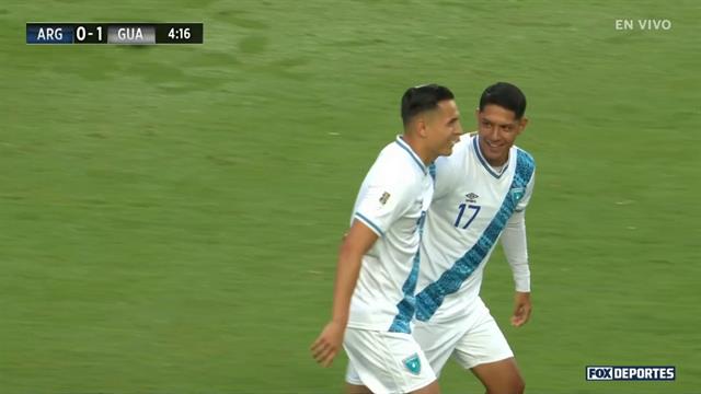 Gol, Argentina 0-1 Guatemala: futbol