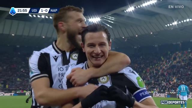 Gol, Udinese 1-0 Napoli: Serie A