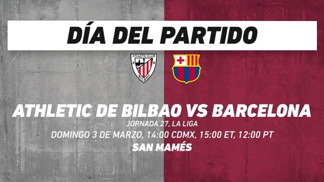 Athletic de Bilbao vs Barcelona, frente a frente: La Liga