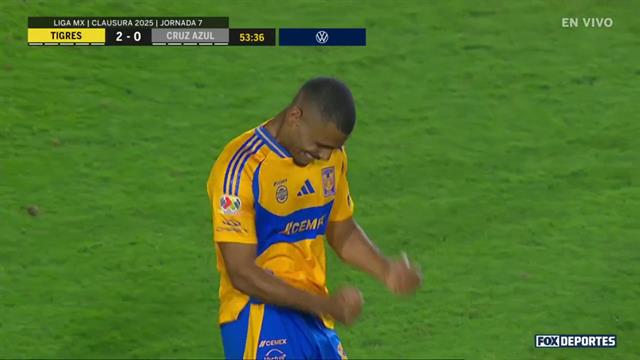 Gol, Tigres 2-0 Cruz Azul: Liga MX