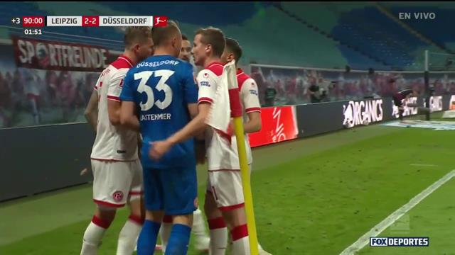 Gol RB Leipzig 2-2 Fortuna Dusseldorf: Bundesliga