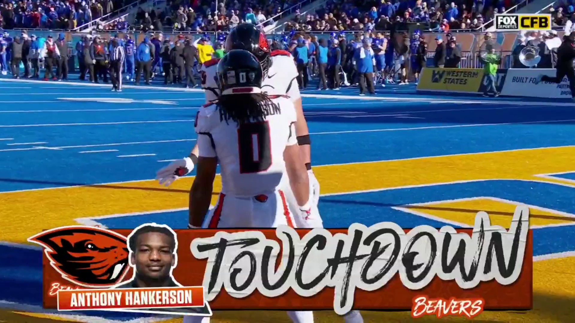 TD, Oregon ST 7-14 Boise ST: NCAA Mountain West