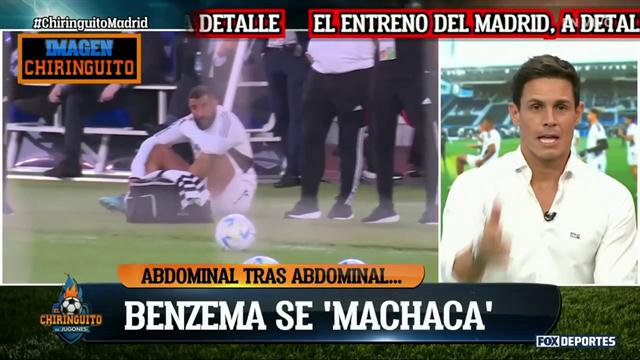 Karim Benzema se entrena como nunca antes: El Chiringuito