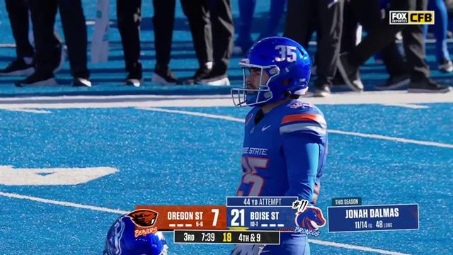 FG, Oregon ST 7-24 Boise ST: NCAA Mountain West