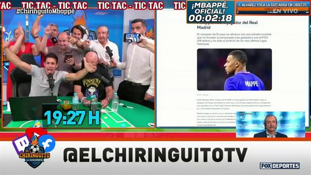 Así se vivió el final del ‘Tic-Tac’ entre Kylian Mbappé y el Real Madrid: El Chiringuito