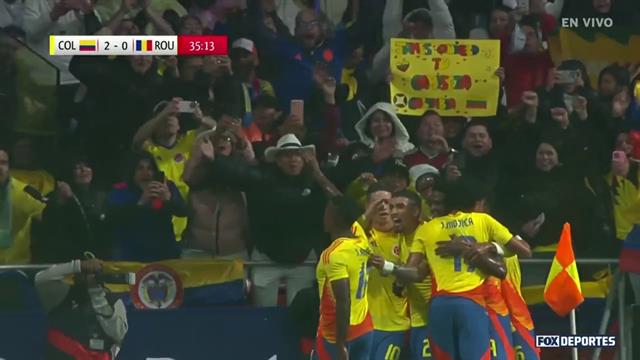 Gol, Colombia 2-0 Rumania: Amistoso Internacional