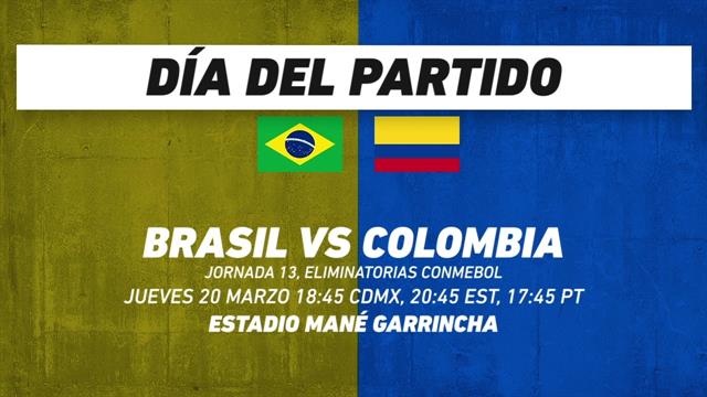 Brasil vs Colombia, frente a frente: Futbol