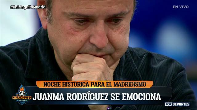 Juanma Rodríguez se emociona: El Chiringuito