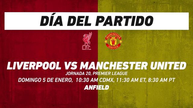 Liverpool vs Manchester United, frente a frente: Premier League