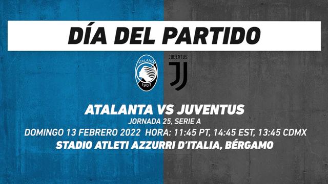 Atalanta vs Juventus, frente a frente: Serie A