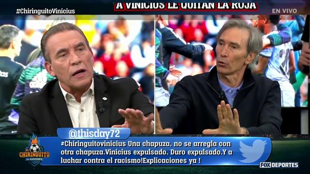 Real Madrid alega que Vinícius se estaba defendiendo de un rival: El Chiringuito
