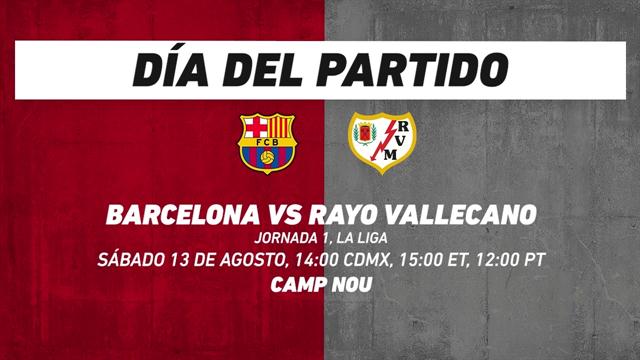 Barcelona vs Rayo Vallecano, frente a frente: La Liga