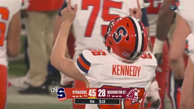 FG, Syracuse 45-28 Washington St: College Football