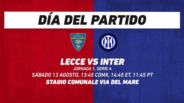 Lecce vs Inter Milan, frente a frente: Serie A
