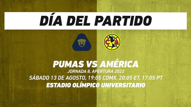 Pumas vs América, frente a frente: Liga MX