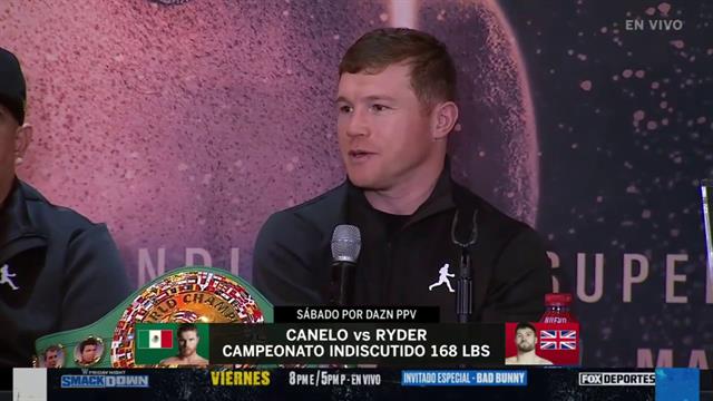 'Canelo' Álvarez y John Ryder hablaron en conferencia de prensa: #CaneloRyder