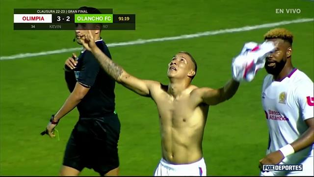 Gol, Olimpia 3-2 Olancho: Liga Nacional de Honduras