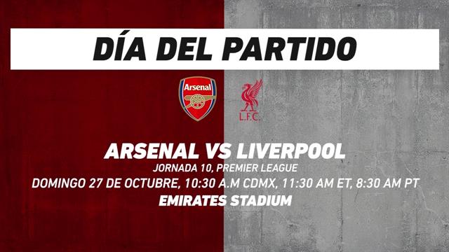 Arsenal vs Liverpool, frente a frente: Premier League