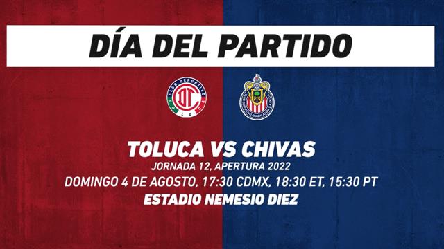 Toluca vs Chivas: Liga MX
