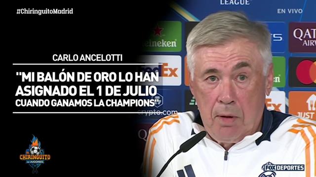 Carlo Ancelotti, Vinícius y la postura del Real Madrid sobre el Balón de Oro: El Chiringuito