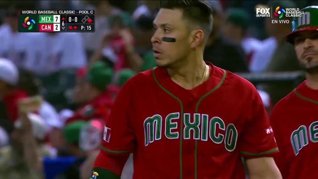 Carrera, México 7-2 Canadá: Clásico Mundial de Béisbol