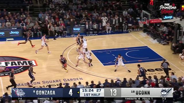 Gonzaga 07-13 UCONN: College Basketball