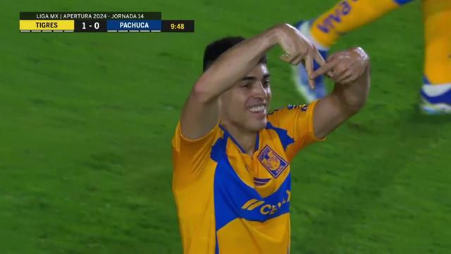 Gol, Tigres 1-0 Pachuca: Liga MX