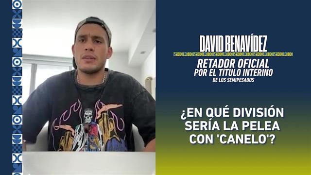 David Benavídez insiste en pelear con 'Canelo': Boxeo