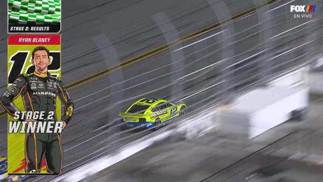 Ryan Blaney al frente en la segunda etapa de las 500 de Daytona: NASCAR