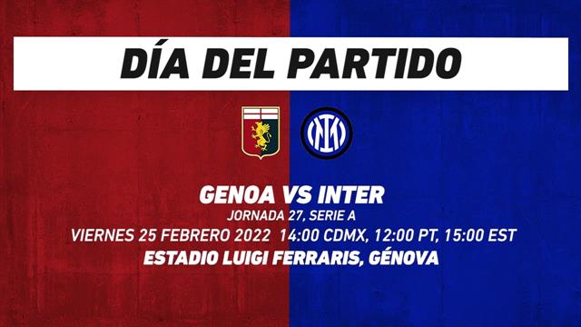 Genoa vs Inter, frente a frente: Serie A
