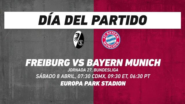 Freiburg vs Bayern Munich, frente a frente: Bundesliga