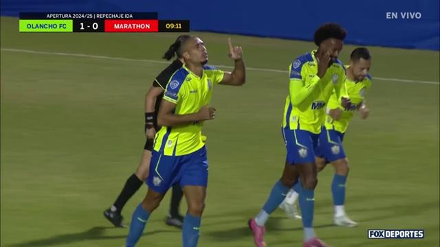 Gol, Olancho FC 1-0 Marathón: Liga de Honduras