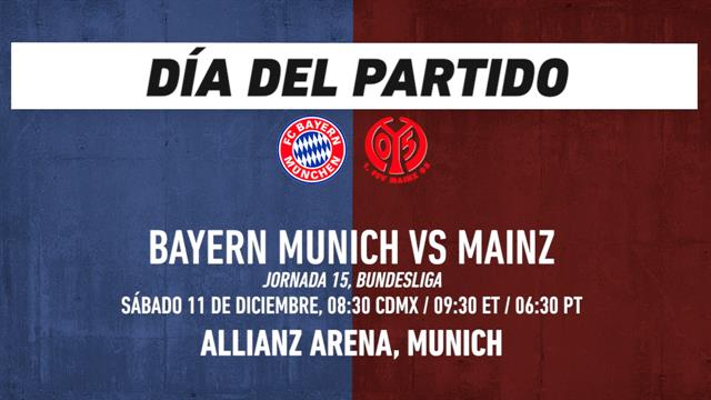 Bayern Munich vs Mainz: Bundesliga