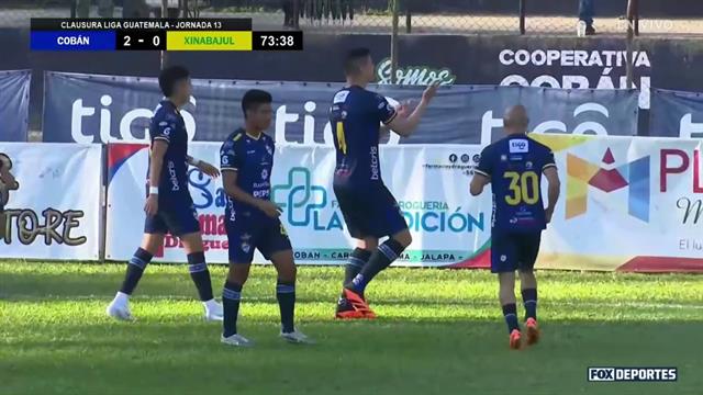 Gol, Cobán Imperial 2-0 Xinabajul: Liga de Guatemala