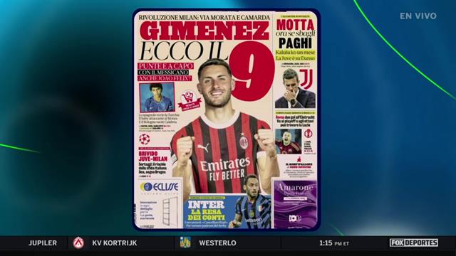 Santiago Giménez llega a Milan: Punto Final