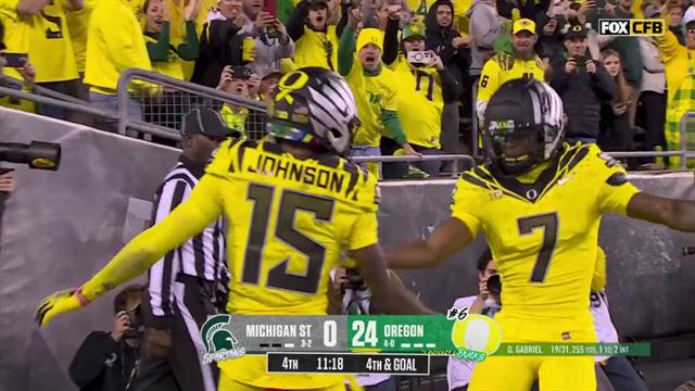 Touchdown, Michigan St 0-31 Oregon: College Football