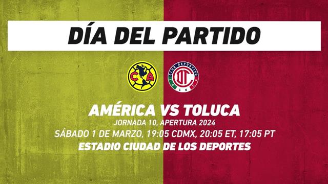 América vs Toluca, frente a frente: Liga MX