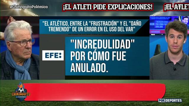 El comunicado del Atlético de Madrid ante la anulación del penal: El Chiringuito