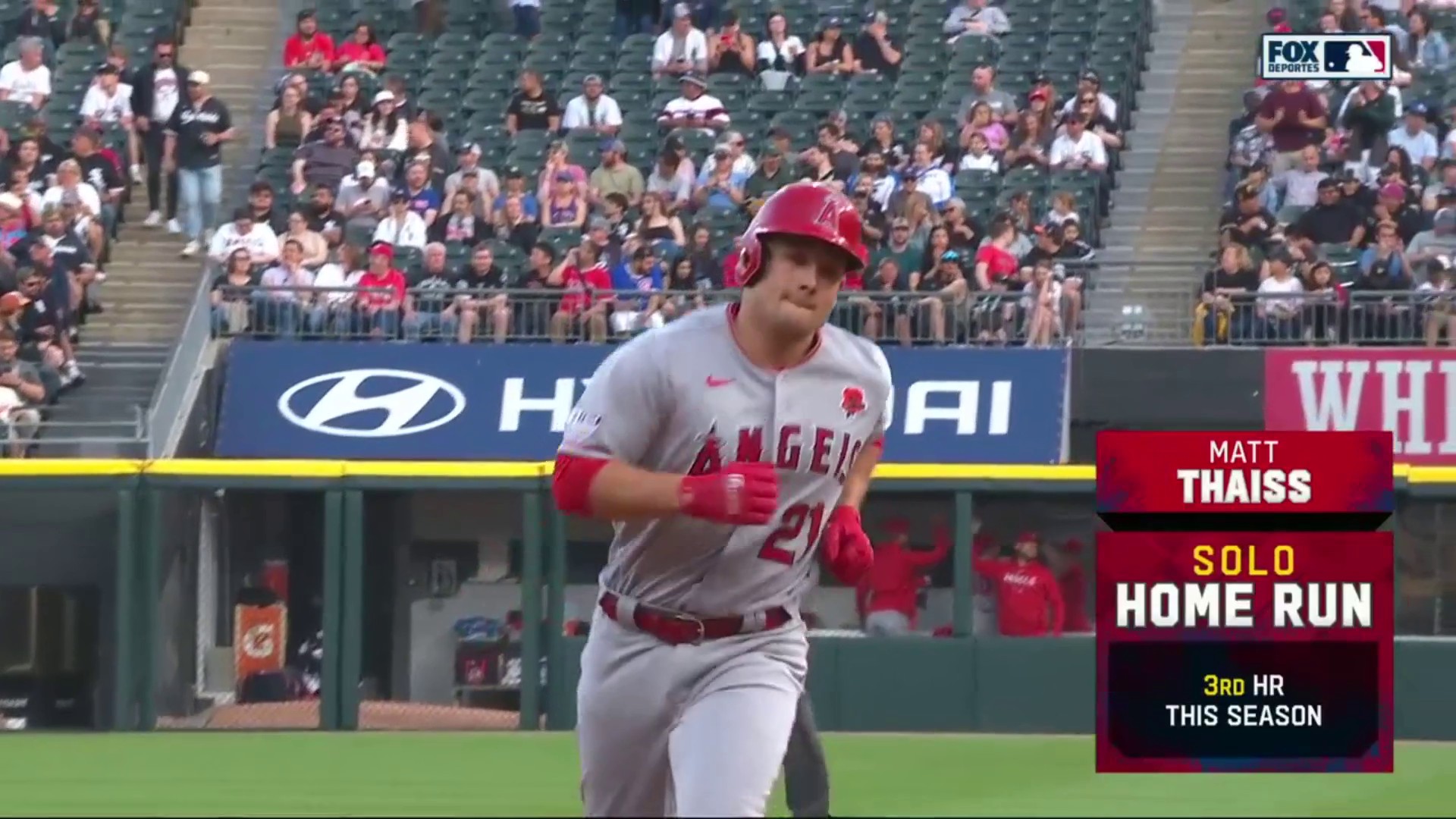 Home Run, Los Angeles Angels 4-0 Chicago White Sox: MLB